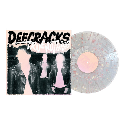 PPR456B2-1 DeeCracks - True Nothing LP - Clear w/ Bone & Pink Splatter
