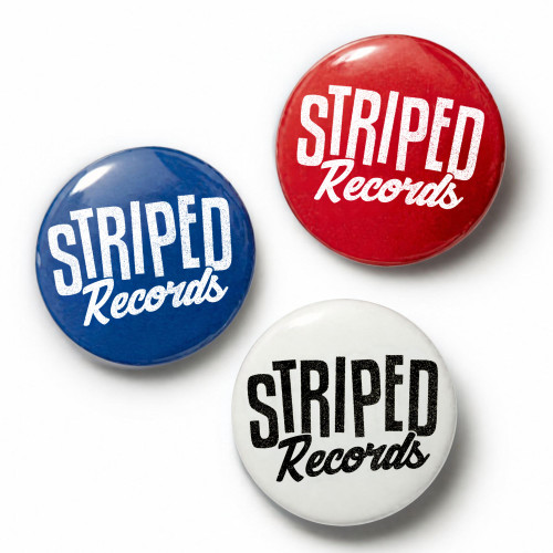 Striped records buttons