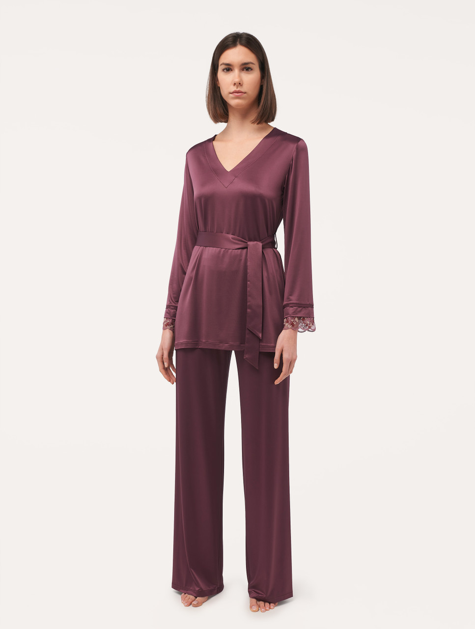 Burgundy pyjamas Clearance