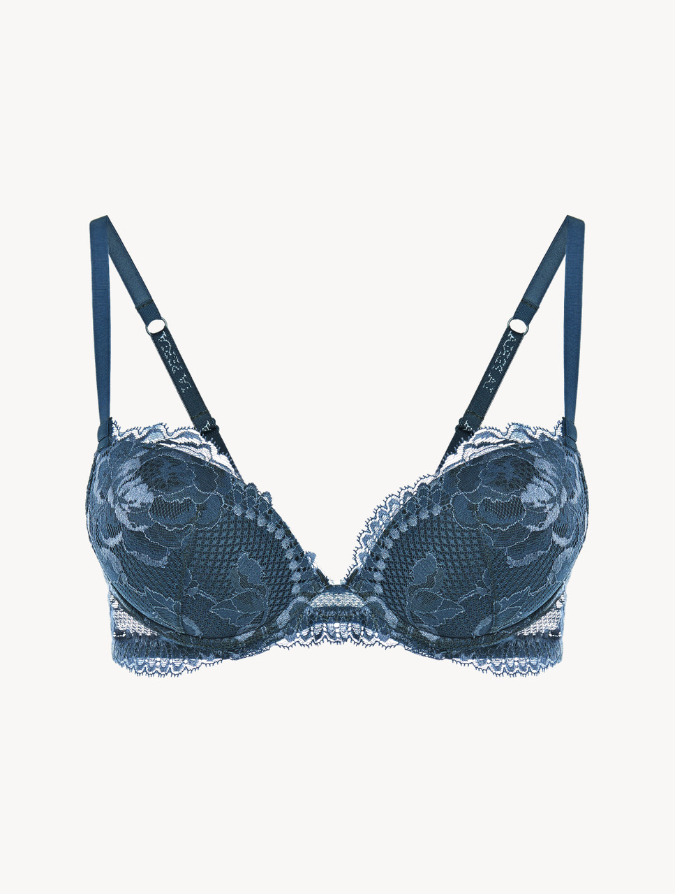 Dark blue lace push-up bra - La Perla - Russia