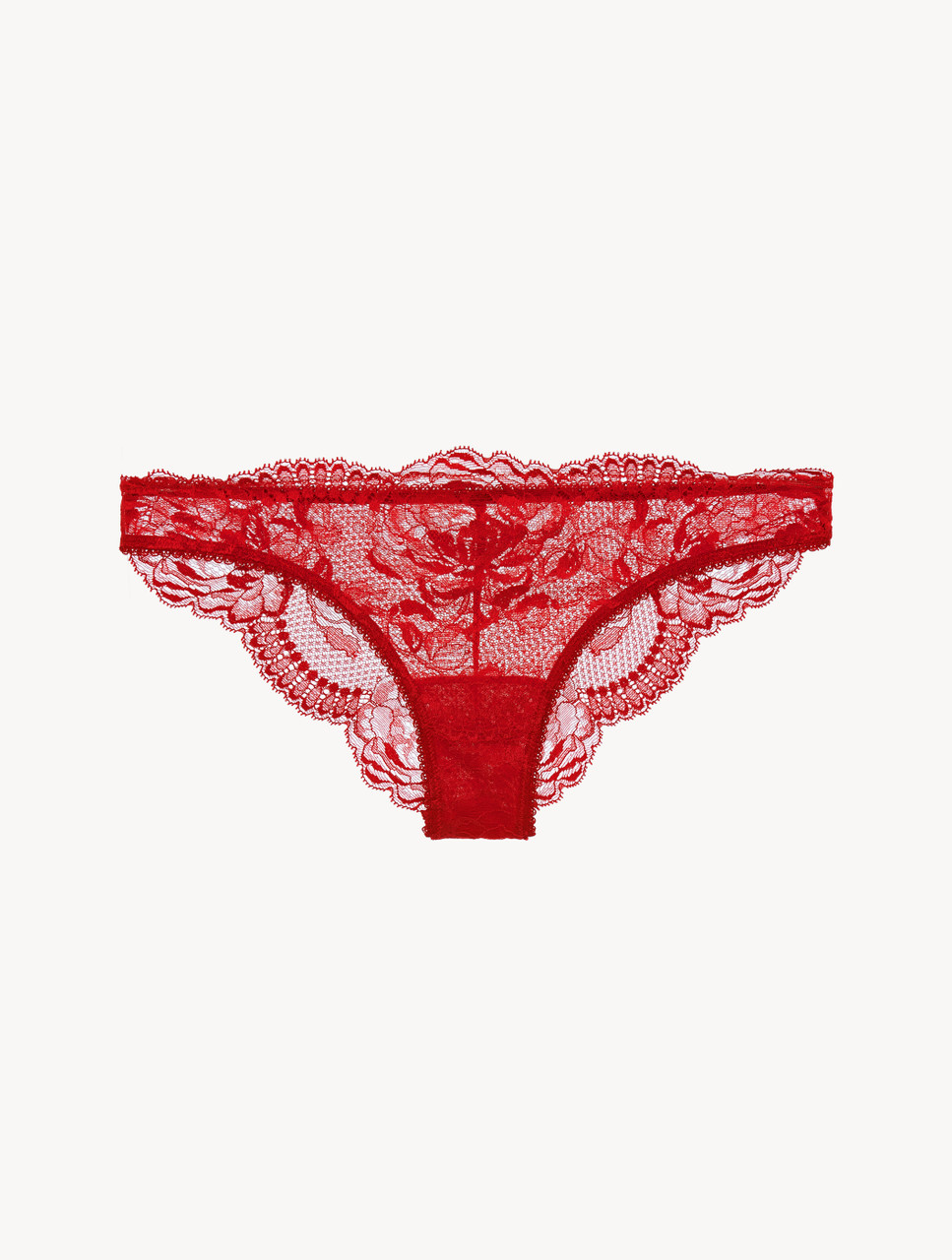 Red lace Brazilian briefs - La Perla - Russia