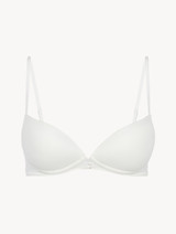 Push-up Bra in off-white stretch tulle_0
