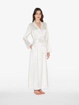 White silk long robe_1