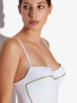 Underwired white swimsuit with metallic embroidery_4