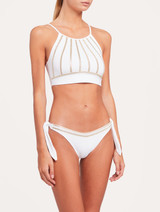 Brazilian bikini briefs in white with metallic embroidery_1