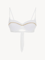 Push-up bikini top in white with metallic embroidery_0