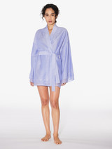 Robe in violet cotton voile_1