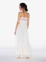 Long nightgown in off-white cotton voile_3