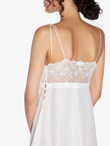 Long nightgown in off-white cotton voile_4
