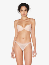 Push-up bra in earthy pink cotton_1