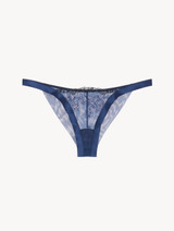 Brazilian brief in dark denim blue tulle_0