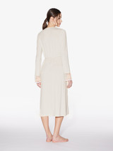 Robe in off-white rayon_2