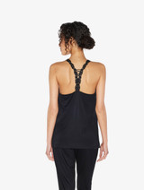 Camisole in black modal with embroidered tulle_2