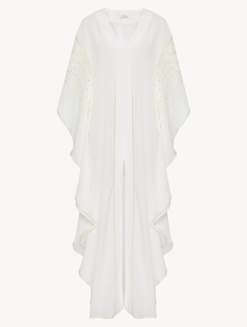 Kaftan in off-white cotton_6