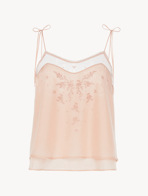 Camisole in earthy pink cotton voile_4