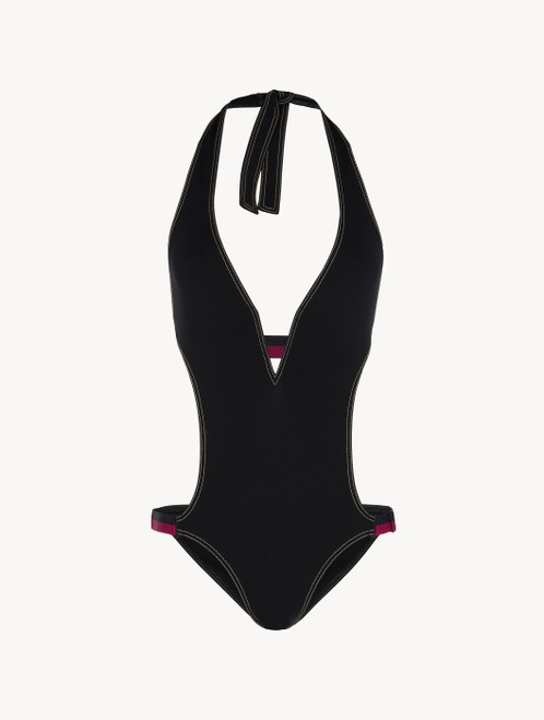 Cut-out Swimsuit in Black_3