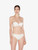 Bandeau Bra in off-white Lycra with embroidered tulle_2