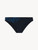 Mid-rise Bikini Briefs in black with dark blue embroidery_0