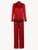 Red silk pyjamas with frastaglio_0