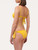 Ribbon tie bikini brief in yellow with logo_2