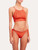 Brazilian bikini briefs in orange with metallic embroidery_1