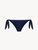 Brazilian bikini briefs in navy with metallic embroidery_0