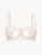 Underwired long line bra in pink_0