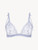 Triangle bra in violet cotton_0