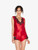 Red silk satin top with frastaglio_1