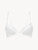 Off-white padded push-up bra with Leavers lace trim_0