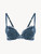 Dark blue lace push-up bra_0