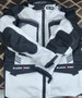Modeled images of the white set, our best seller.  We can also do these in your custom color.