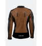 Black Premium Leather Jacket with Tan Leather Accents, Upper Vents, zip out liner with Level 2 Guards