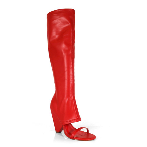 RED WEDGE HEEL