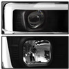 Spyder Black Version 2 Projector Headlights w/Light Bar DRL