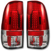 Recon Red LED Tail Lights 2008 to 2016 Ford Super Duty (REC264176RD)-Main View