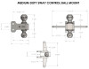 BULLETPROOF MEDIUM DUTY SWAY CONTROL BALL MOUNT Graph View