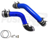 Pusher 3" Hot & Cold Side Charge Tubes-BLUE MAIN VIEW