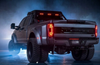 Morimoto Smoked XB LED Tail Light 2017-2022 Ford F250/350 (MRMLF350)-Light On In Use Back View