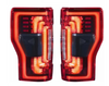 Morimoto Red XB LED Tail Lights (MRMLF351)-Light on View 