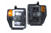  Morimoto XB Hybrid LED Projector Headlights 2008-2010 Ford F-250/350 (MRMLF555)-Main View 