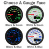 Glowshift MaxTow Triple Gauge Package for 1999-2007 Ford Superduty Powerstroke - Gauge Color