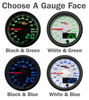 Glowshift MaxTow Triple Gauge Package for 2000-2006 Chevrolet Duramax (MT-36671-DV-PKG)-Gauge Face Color Options