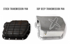 XDP X-tra Deep Aluminum Transmission Pan (47/48RE) 1989 TO 2007 5.9L Cummins (XD450)-Stock vs XDP