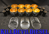 KDD Maxx Force Pistons w/ Rings Set of 8 2008 to 2010 6.4L Powerstroke-Main View