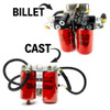 Driven Diesel OBS Dual Pump Upgrade Kit (Sump : Billet) for 1994 to 1997 Ford OBS 7.3L Powerstroke (DD-OBS-1P2P-SUMP-UPG-V3) Cast V. Billet View