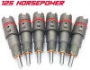 DDP Injector SET 125HP for 1998.5 to 2002 Dodge 5.9L Cummins (DDP.ISB125) Main View