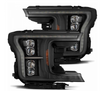 AlphaRex NOVA Series Black LED Projector Headlights 2018 to 2020 Ford F150 (880248)-Main View