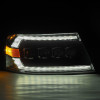 AlphaRex NOVA Series LED Projector Headlights Black 2004 to 2008 Ford F150 (880128)-Night View 1 