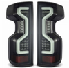 AlphaRex Pro Series Jet Black LED Tail Lights 2020 to 2023 Silverado 2500HD/3500HD (620070)-Main View